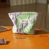 new Mini Women's Cosmetic Bag Portable Purple Alocasia Fr Small Sanitary Napkin Storage Bag Commuter Coin Key Bag Card L7yE#