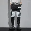 Herrenhose N-Style Leggings INS Fashion Function Stitching The Same Herbst Hip-Hop Casual