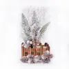 Fiori decorativi 10 pz/pacco Pigna Ananas Piante Artificiali Matrimonio Decorazione Della Casa Accessori Di Natale Regali Fai Da Te Contenitore di Caramella