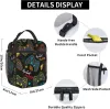 video Game Ctroller Insulated Lunch Bag Reusable Lunch Box Portable Thermal Bento Tote for Adults Kids Work School Picnic X81b#