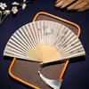 Dekorativa figurer Kinesiska klassiska fällbara fläktar utsökt vintage hand Hanfu cheongsam matchande ventilador danspografi