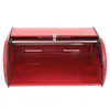 Plates Bread Storage Box Bin For Kitchen Countertop Household Holder Container Stainless Steel Organizer