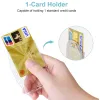 1st Hard Plastic Transparent Card Case Holder Work Card ID Badge Holder Double-Sided Card Vertical Clear ID Cover Shell V6MR#