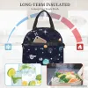 galaxy Space Planet Lunch Box Reusable Insulated Lunch Bag Cooler Durable Bento Tote Handbag for Boys Girls Travel School Picnic d6GX#