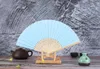 Decorative Figurines Engraved Wood Folding Hand Paper Fan Wooden Personality Fold Fans Outdoor Party Baby Shower Wedding Favors For Guest