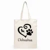 Chihuahua Hond Leuke Grafische Hipster Carto Print Winkeltassen Meisjes Fi Casual Pacakge Handtas d4Jd #