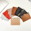 女性ショートPUレザーカードホルダーウォレットスリムハスプカードケースブシンクレジットIDカードオーガナイザーZipper Small Coin Purse Pouch H409＃