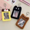 Plush Star Chasing Wiselant Photan Card Uchwyt Śliczny Carto Rabbit Photocard Holder Kpop Idol Photo Protector Case Brelkain 3inch 90ry#