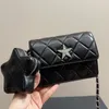 Bolsa de designer bolsa de marca de alta qualidade mini bolsa de couro bolsa feminina textura avançada mini bolsa bolsa estrela bolsa feminina bolsa com aba simples e bonita