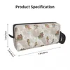 Renaissance Aesthet Angel Pattern Travel Cosmetic Bag for Women Eesthetic toalettmety Makeup Organizer Lady Storage Dopp Kit 96J0#