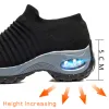 Shoes Tennis Shoes For Women Platform Sneakers Spor Ayakkabi Bayan Ourdoor Sports Solid Color Breathable Sock Footwear Zapatos Mujer