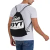 Team Hoyt Hip Ho Sun Fible Draw String-Taschen mit Rucksackstil Design Geeignetes Schulkamerad Gebrauch E9KE#