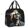 Tim Burt Horror Movie Beetlejuice Herichte lunchbox voor vrouwen Kinderschool Waterdichte koeler Thermal Food geïsoleerde lunchtas C65N#