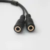 Y Splitter 3.5 mm audio stéréo 1 mâle à 2 câble féminin pour le casque microphone mp3 MP4 Plugter un point deux jack 20cm