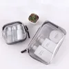 pvc waterproof transparent cosmetic bag w bath storage bag travel multi-functi storage bag cosmetic handbag tool box k3zD#