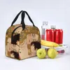 Густав Климт Фрейас Изолированные сумки для обеда Сумка-холодильник Контейнер для еды Мать и ребенок Герметичный ланч-бокс Tote Сумки для хранения продуктов v6uM #