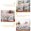 Чехлы на стулья Рождественский мультяшный чехол для гостиной El Decoration