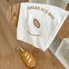 Nyl French Bread Foldble Shop Bag Funny Tote Bag Storage Bags Carto Eco Bag Waterproof Reanvändbart mellanmål I9O6#