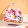 Горячая 3D Carto Pattern Tote Tote Temple Lunch Bags для детей эстетическая ланч -коробка Сумма для хранения инсуляти