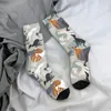 Chaussettes pour hommes Greyhounds Hommes Femmes Cadeau de mode pour les amoureux des chiens d'animaux Nouveauté Printemps Été Automne Hiver