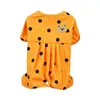 Dog Apparel Pet Jumpsuit Cartoon Bear Decor Dress-up Puppy Four-legged Polka Dot Pajamas Romper Supplies