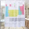 Duschvorhänge periodischer Tisch der Elemente druckt digitaler Partition Vorhang Polyester wasserdichtes Stoffbaden
