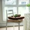 Kussen/decoratief kussenkoekjesvormige pluche zacht kussen creatieve stoel stoel kussen decoratie koekje Japanse tatami rugleuning kussen sofa y240401