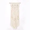 Arazzi Boho Macrame Tessuto Appeso a parete Beige Moderno Arazzo bohemien Decorazione artistica per casa Appartamento Dormitorio Camera da letto Nursery Parte