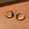 French Dragon Scale Colored Earrings for Women 2024SS Unique Light Luxury Design Exquisite Vintage High end Party Charm Jewelry