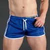 Herr shorts män strand dragkammare botten mode fitness mesh byxor plus size boxer sport andas andlig träning