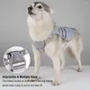 Vêtements de chien Chiens Gilet de refroidissement Veste Matériau réfléchissant Sangles réglables pour l'activité de plein air Formation de chasse Chemise à dégagement rapide