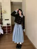 Casual Dresses W4M Large Size Women's French High Fashion Suit Fat Girl Temperament Lean Hide Meat Skirt Two-piece Set Female Dress