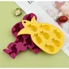 Baking Moulds Silicone Ice Mold Cartoon Cactus Pineapple Shape Cube Maker Chocolate Cake Mould Candy Dough Cream Tools