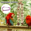 Andere vogelbenodigdheden Papegaai maalt snavel en kauwspeelgoed Kauwaccessoires Kooi Hangend Delicaat Houten Klein