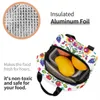 Poolse folk bloemen lunchtas voor vrouwen lekkendichte Polen frs kunst koeler thermische geïsoleerde lunchbox werk picnicbags 52xb#