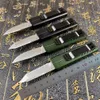 A6722 Små storlek Auto Tactical Knife D2 Stone Wash Blade CNC Aviation Aluminium Handtaget utomhus camping vandring fiske EDC Pocket Knives