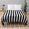 Blankets Black And White Striped Duvet Cover - Throw Blanket Personalized Gift Fluffy Soft