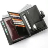 2024 Ny körkortskortspåse storkapacitet multifunktion Passpåse plånbok manlig pass plånbok kreditkortshållare x8cq#