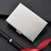 FI Aluminium Antimagnetic Card Holder Women Men Metal Credit Card Busin Card Holders Organiser Purse Wallet Q4SR#