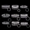 Starsgem Aangepaste Fijne Sieraden Echte Mannen Volledige Eternity Wedding Band Ovaal 3*5Mm Diamond Moissanite Ring Goud