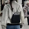 Borse da scuola in vera pelle Mochilas Mujer Advanced Sense Zaino Corea Nicchia Bottone magnetico Bolsas Feminina 2024 Bolsos