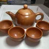 Zestawy herbaciarskie Jade TEAT 1 Teapot 4 Teacups Natural Stone Health Gongfu Chińska Ceremonia Teaset