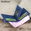 män plånbok pu busin vikbar plånbok lyxig billfold smal hipster kreditkortshållare sätter in mynt pursar vintage väggar g5ys#