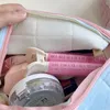 Bonito de pelúcia cosméticos batom escova saco de armazenamento lápis caso mulheres meninas maquiagem bolsas carteira organizador bolsa caneta saco pencilcase x4cb #