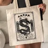 Fem-stjärnigt mönsteralbum Tote Bag Stray Kids Retro Shop Bag Skzoo Kpop Bags Drag Mönster Casual Axel Canvas Bags 48y4#