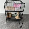 Porte-chats moderne en maille de fer, Cage de balcon pour chats, produits ménagers créatifs, portabilité haut de gamme, poulie, maison de luxe