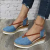 Dress Shoes Ladies Baotou Wedges Sandals Casual Plus Size Platform Summer Sandalias De Mujer Zapatos 2024 Tendencia