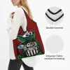 Recycling Gremlins Shop Sac Femmes Tote Sac portable Gizmo 80s Movie Mogwai Horror Retro Épicerie Shopper Sacs Y43V #