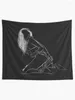 Tapestries Sexy Submissive Woman In Leather Harness Tapestry Art Mural Wall Decor Custom