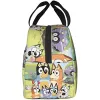 Lunch Bag Carto Portátil Engrossado Quente e Frio Rice Bag Lunch Box Handbag I3Hi #